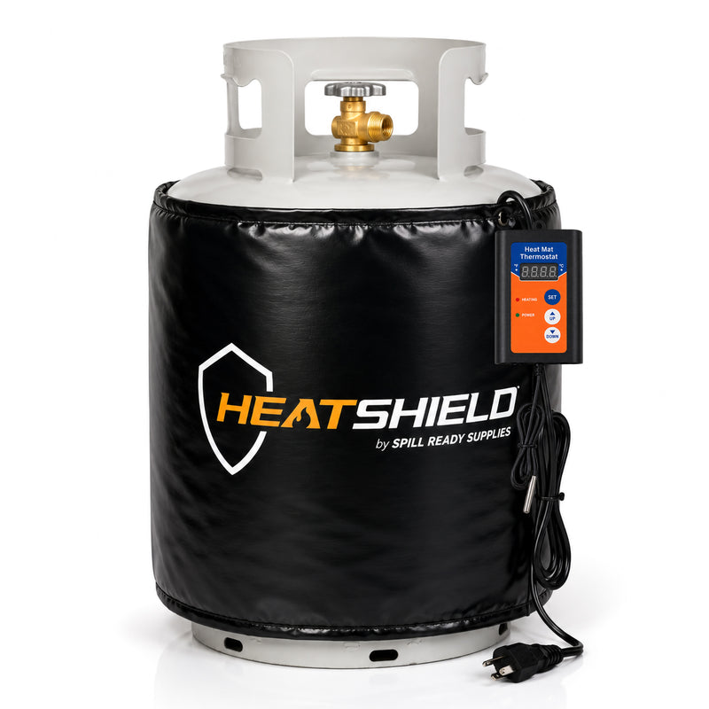 Gas Cylinder Heating Blanket 20 lb | Propane Tank Heater for 20 30 40 100 lb Cylinders | Adjustable Temperature Included