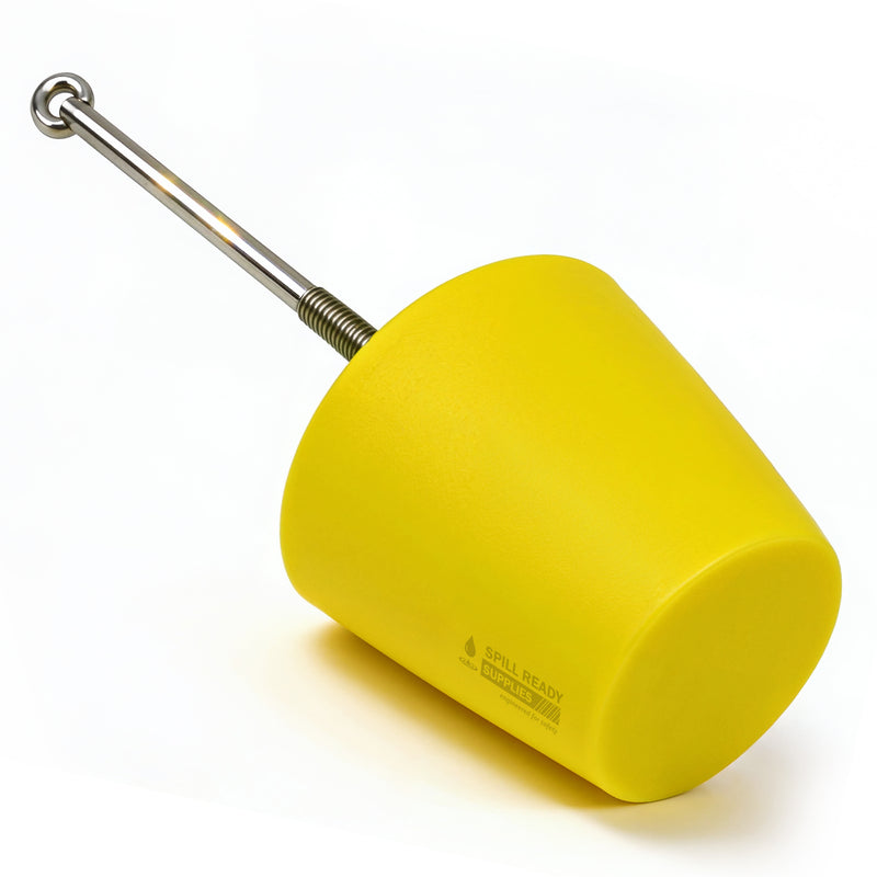 Drain Plug 6in | Polyurethane Yellow Tapered Drain Stopper