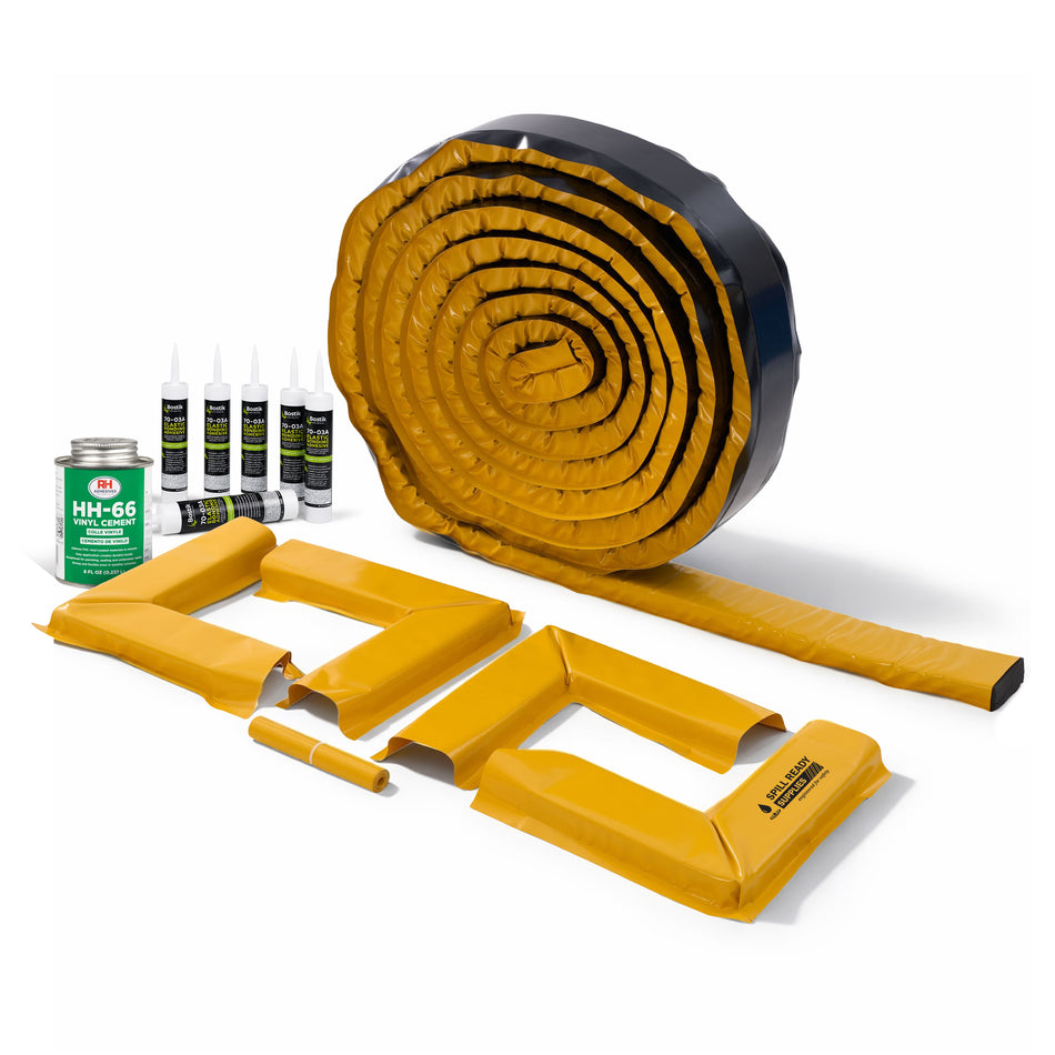 Spill Berm Kit, 50 ft x 5.5" x 2"
