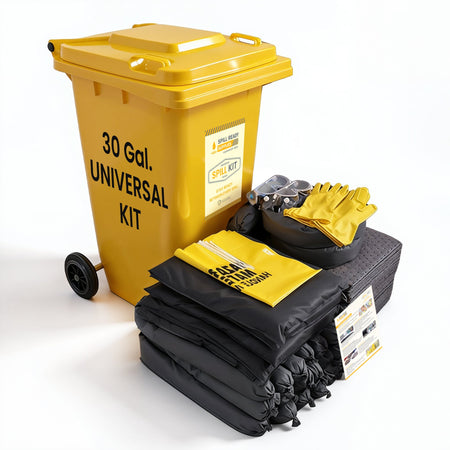 Universal Spill Kit 30 Gallon Wheeled Bin