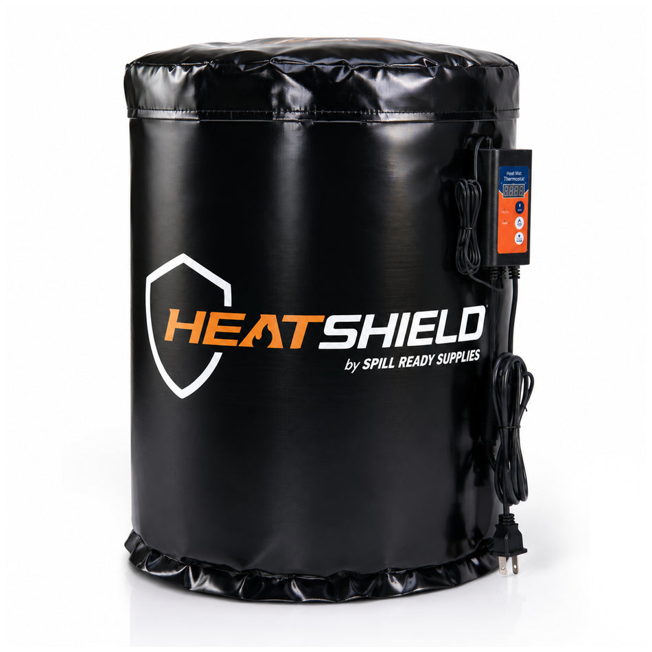30 Gallon Drum Heating Blanket Full Coverage Electric Drum Heater for Steel & Poly Drums | Industrial Insulated Heating Wrap