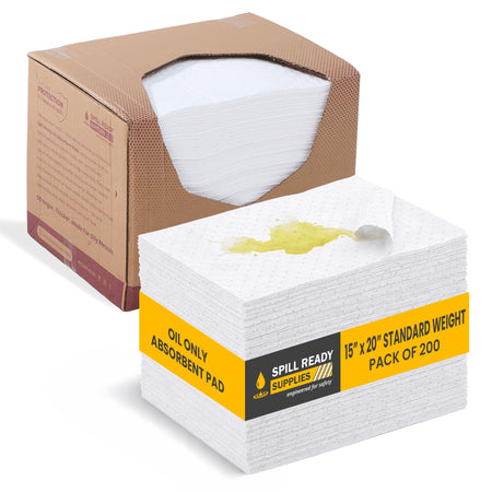 Oil-Only Absorbent Pads 15in x 20in 2mm