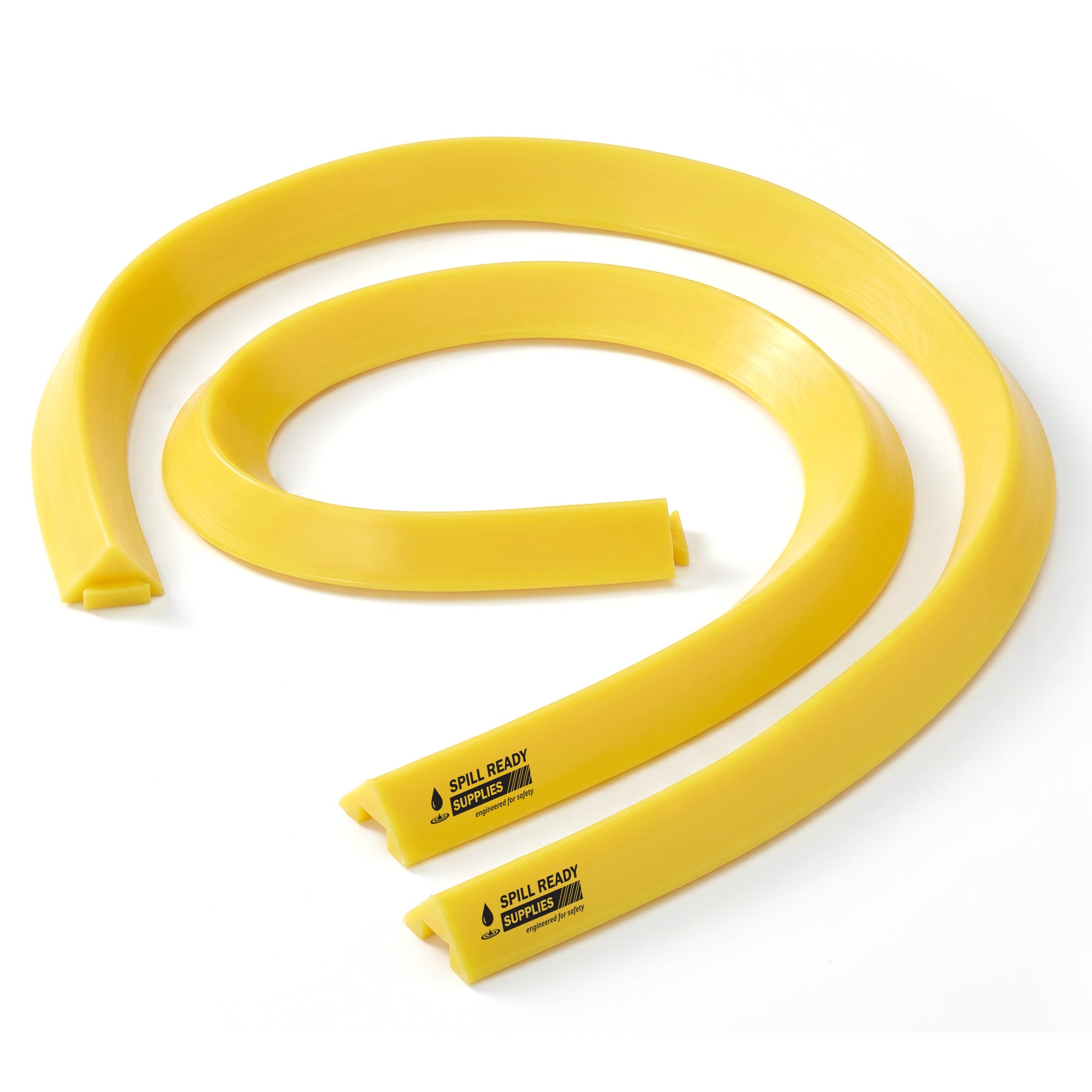 Flexible Spill Dike Bend-N-Seal PVC Yellow