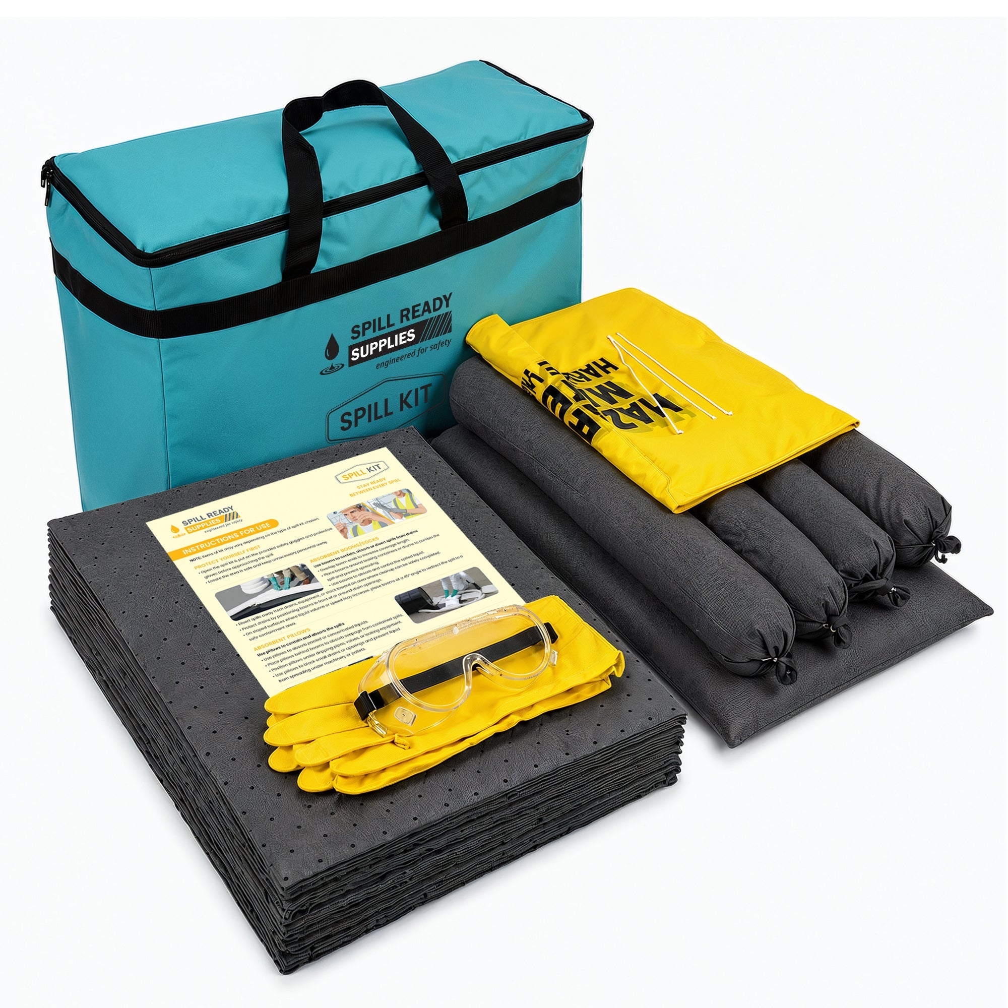 Universal Spill Kit 20 Gallon Portable Bag