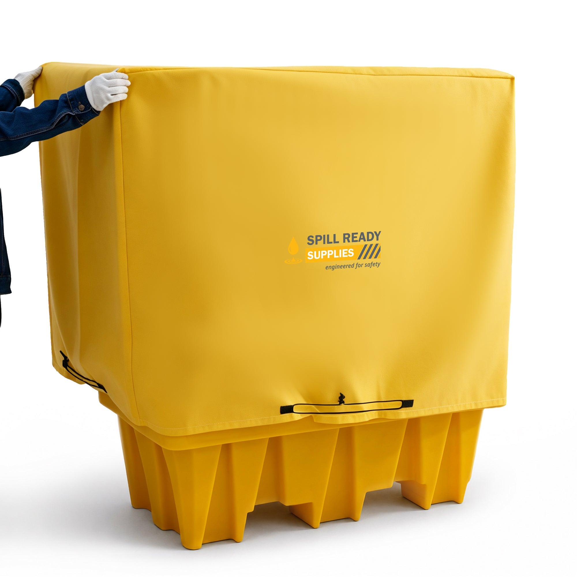 2-Drum Spill Pallet Tarp Cover