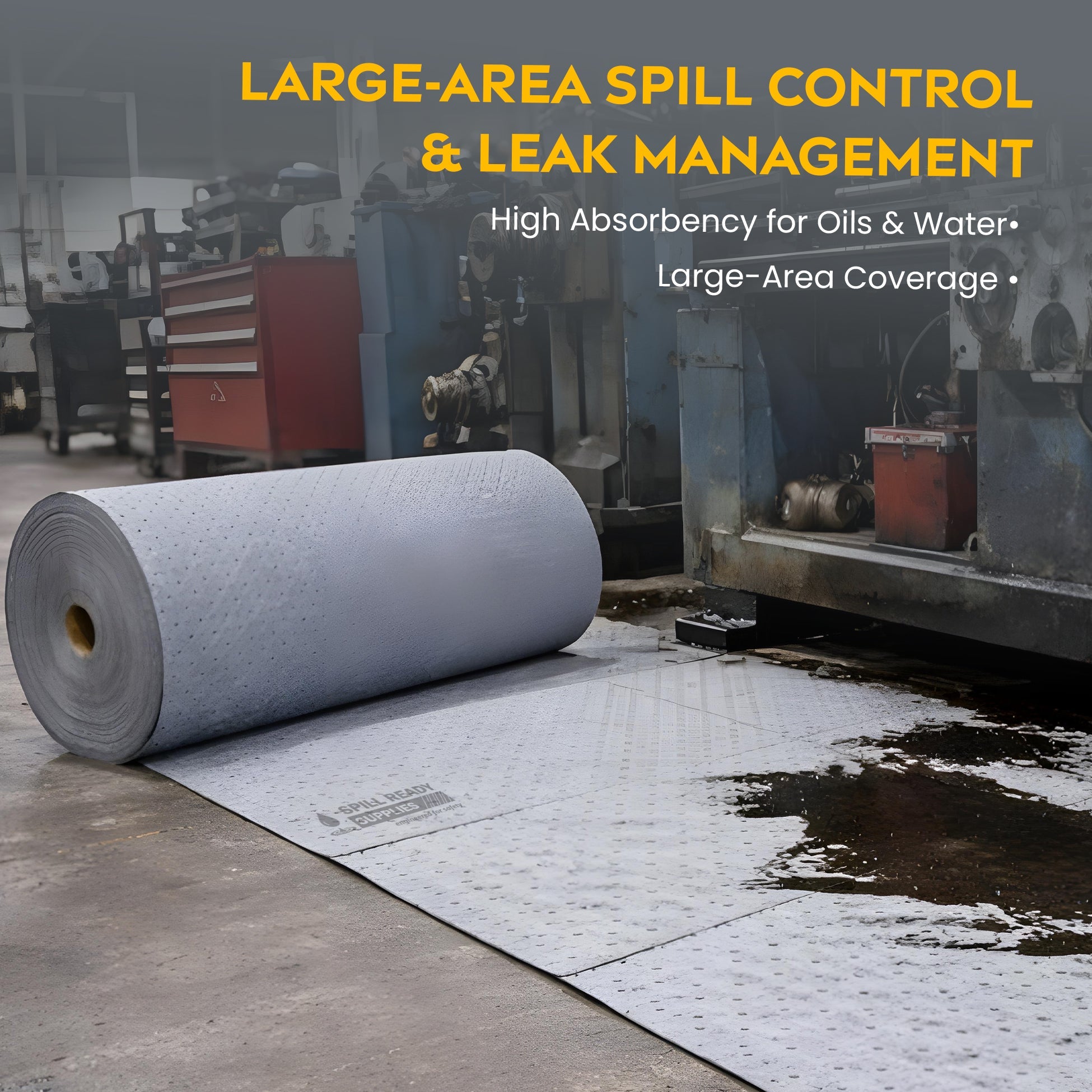 Universal Absorbent Mat Roll 30in x 300ft