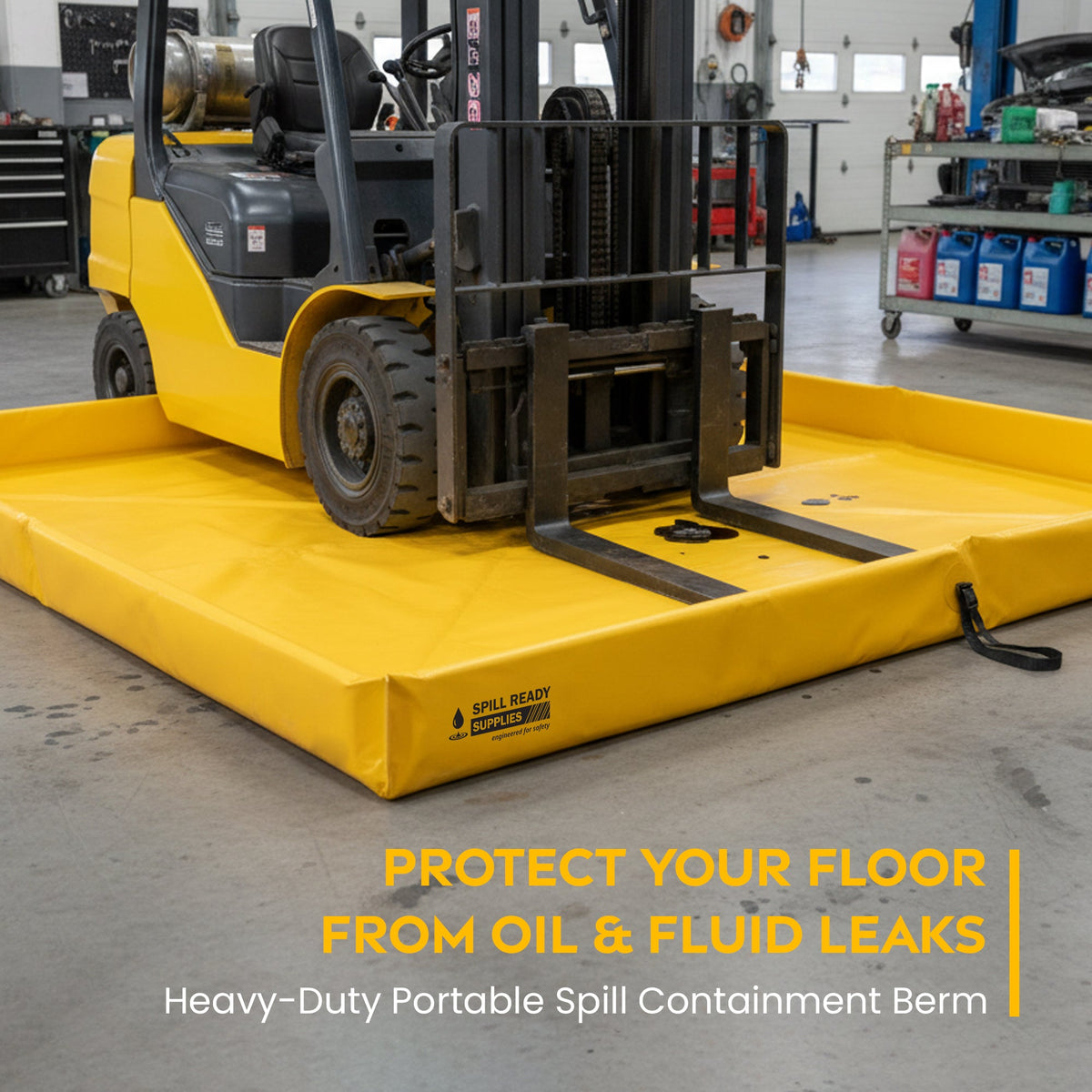 Foam Wall Spill Containment Berm 8ft x 8ft