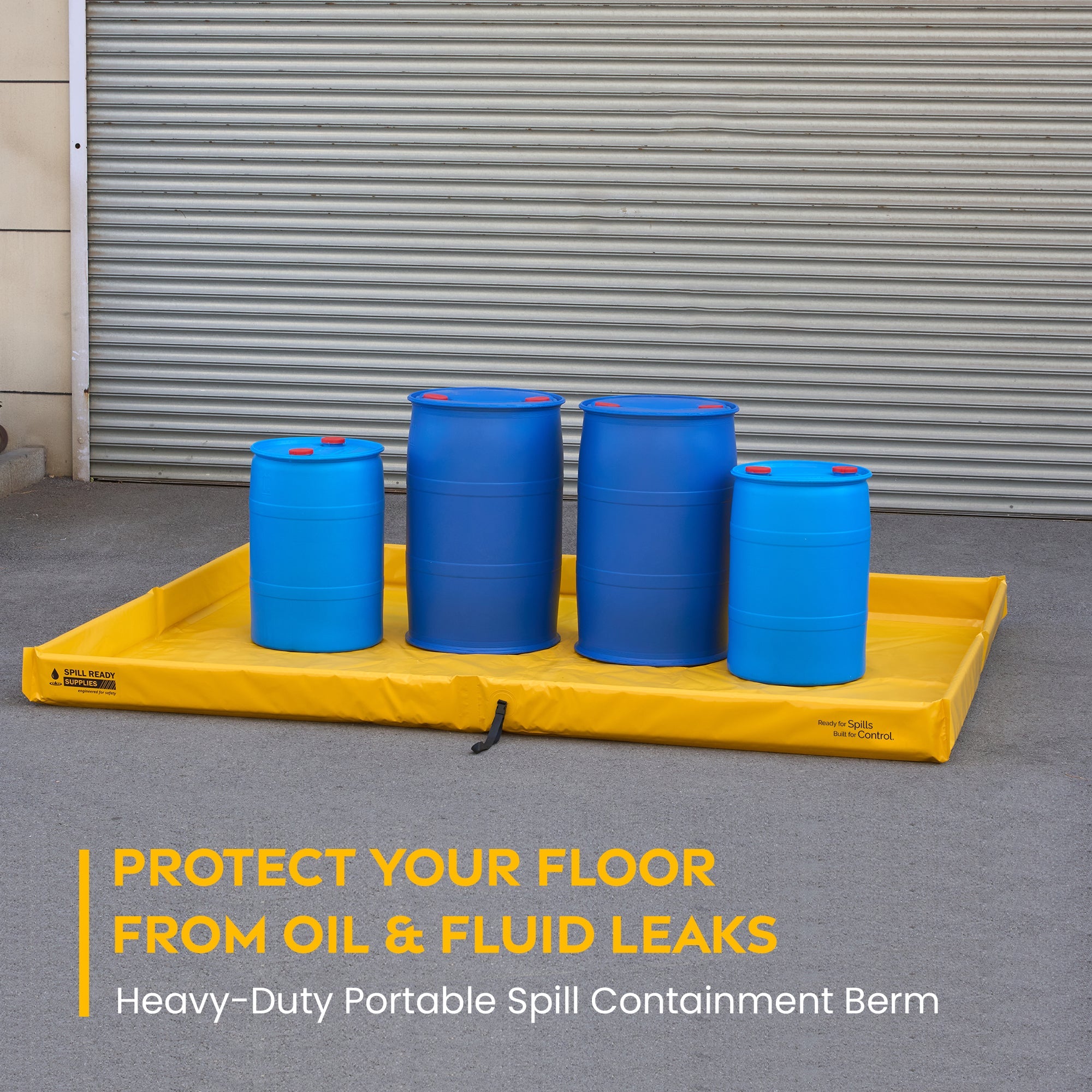Foam Wall Spill Containment Berm 4ft x 8ft