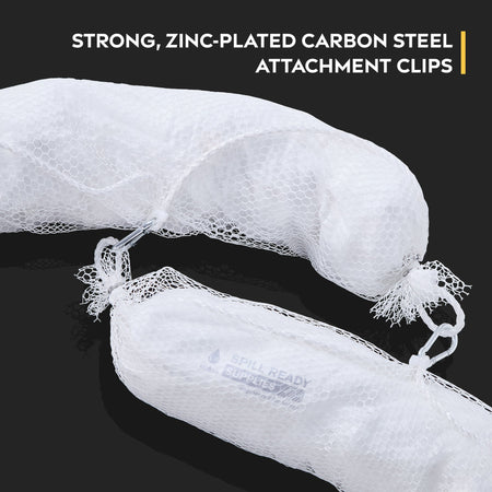 Oil Absorbent Boom 3in x 10ft | Marine Oil Spill Containment Boom