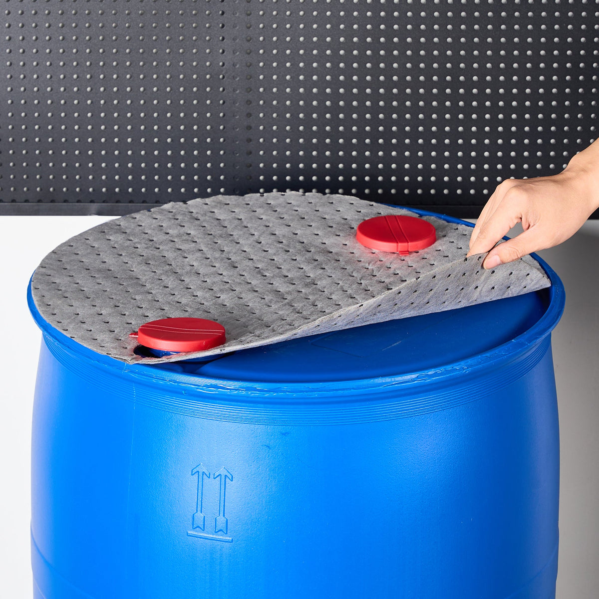 55 Gallon Drum Top Absorbent Pads Heavy Weight