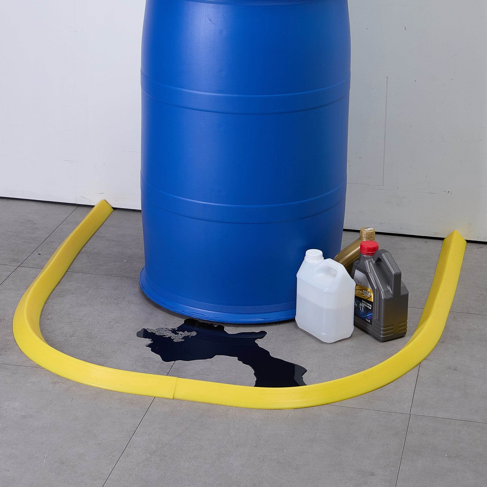 Flexible Spill Dike Bend-N-Seal PVC Yellow