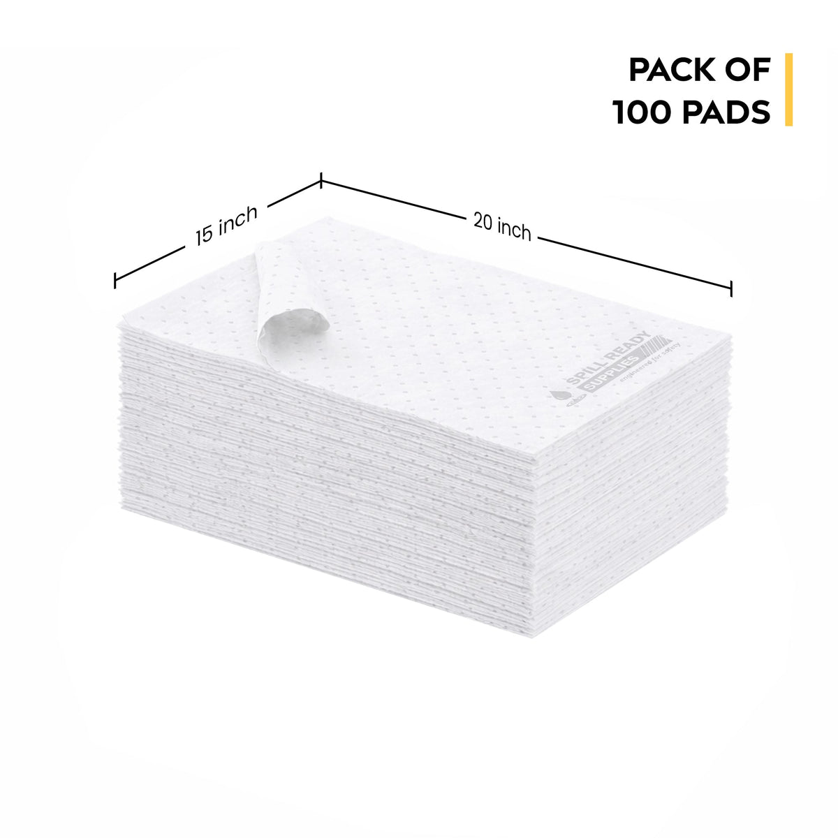 Oil-Only Absorbent Pads 15in x 20in 3mm