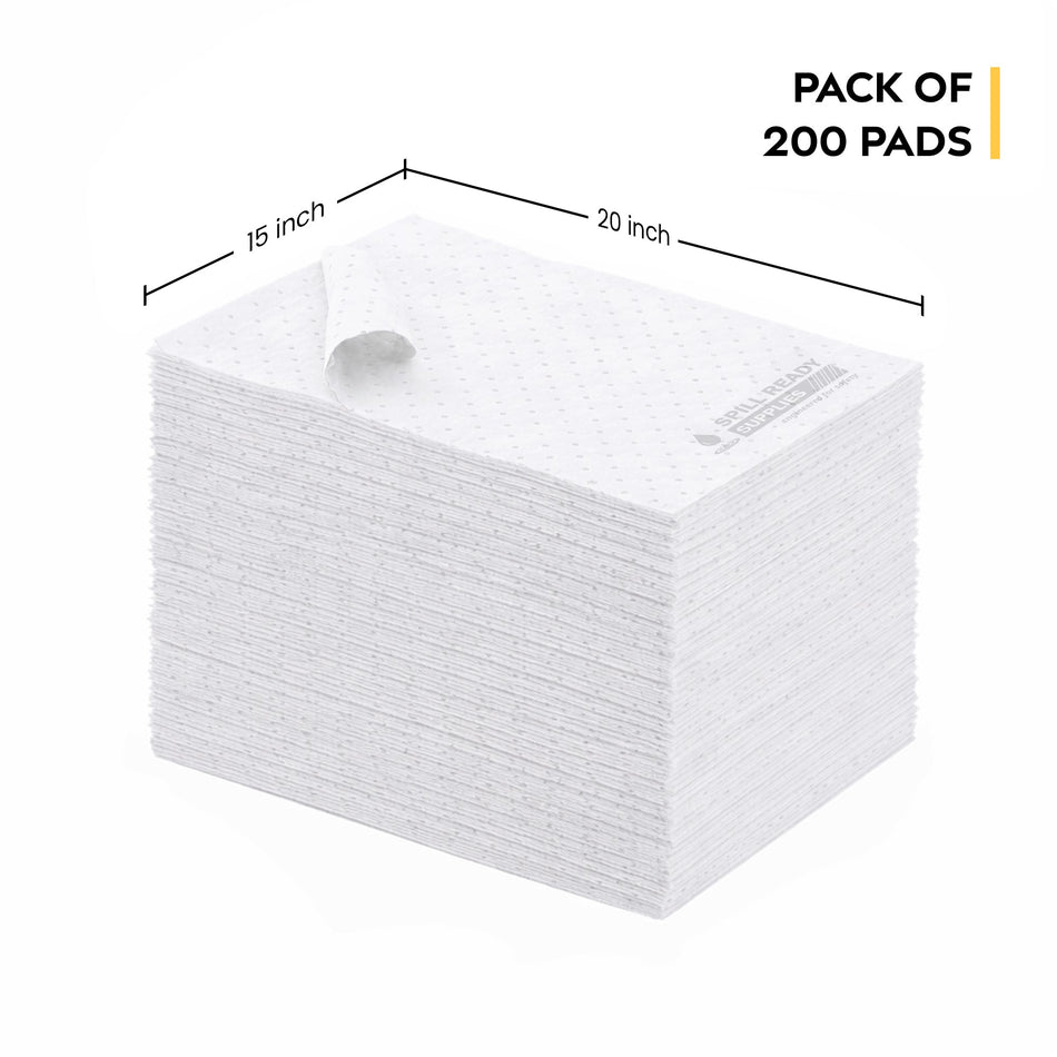 Oil-Only Absorbent Pads 15in x 20in 2mm