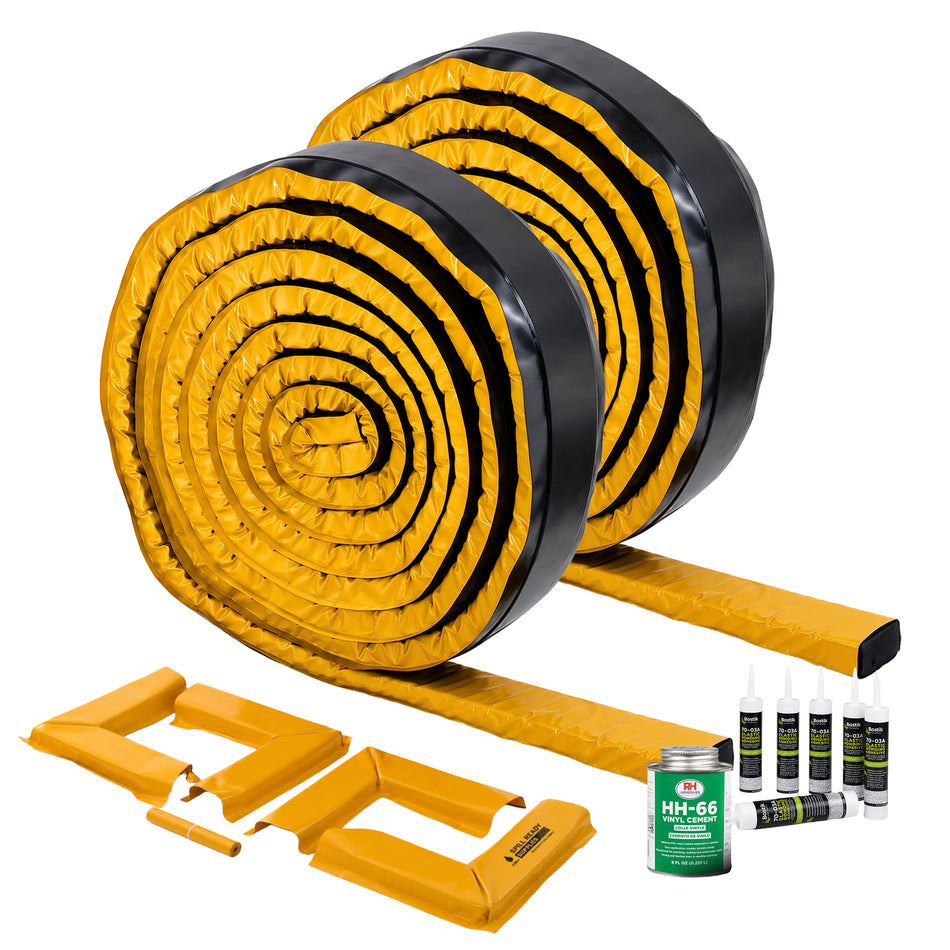 Modular Spill Containment Berm Kit 50ft | Build A Berm System | Expandable Industrial Spill Berm