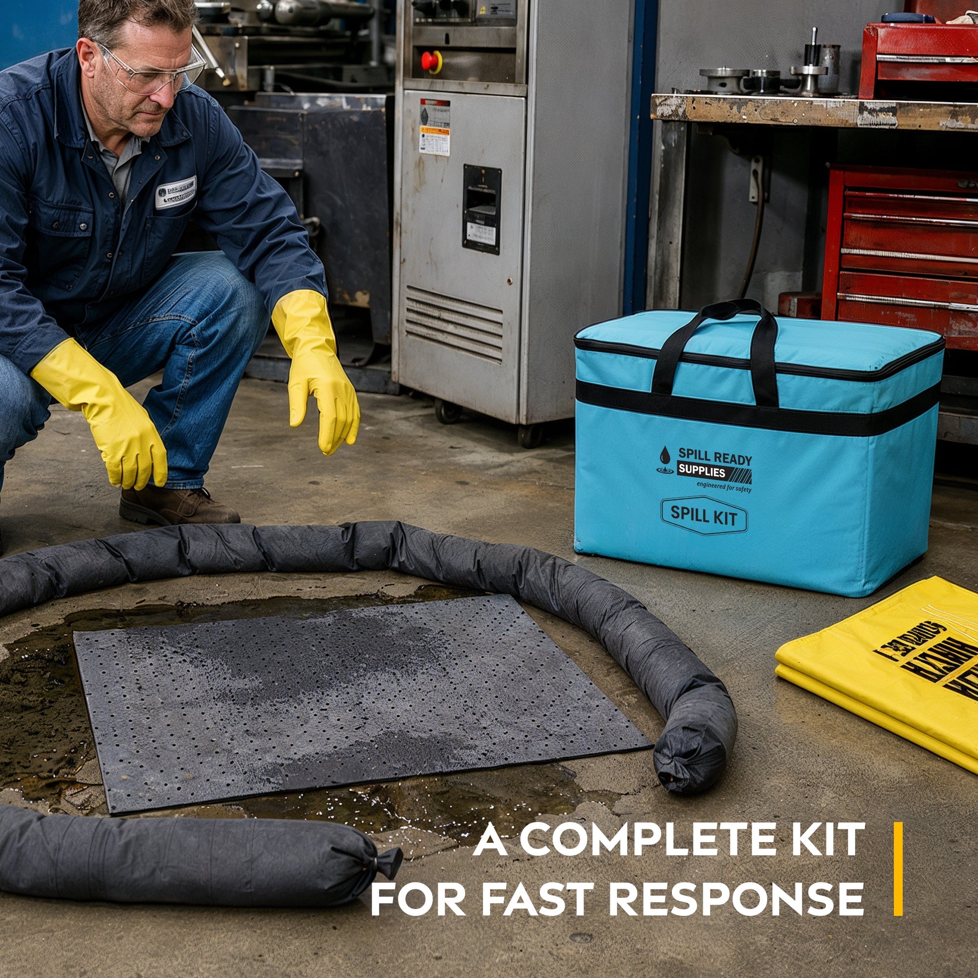 Universal Spill Kit 20 Gallon Portable Bag