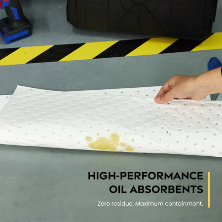 Oil-Only Absorbent Pads 15in x 20in 3mm