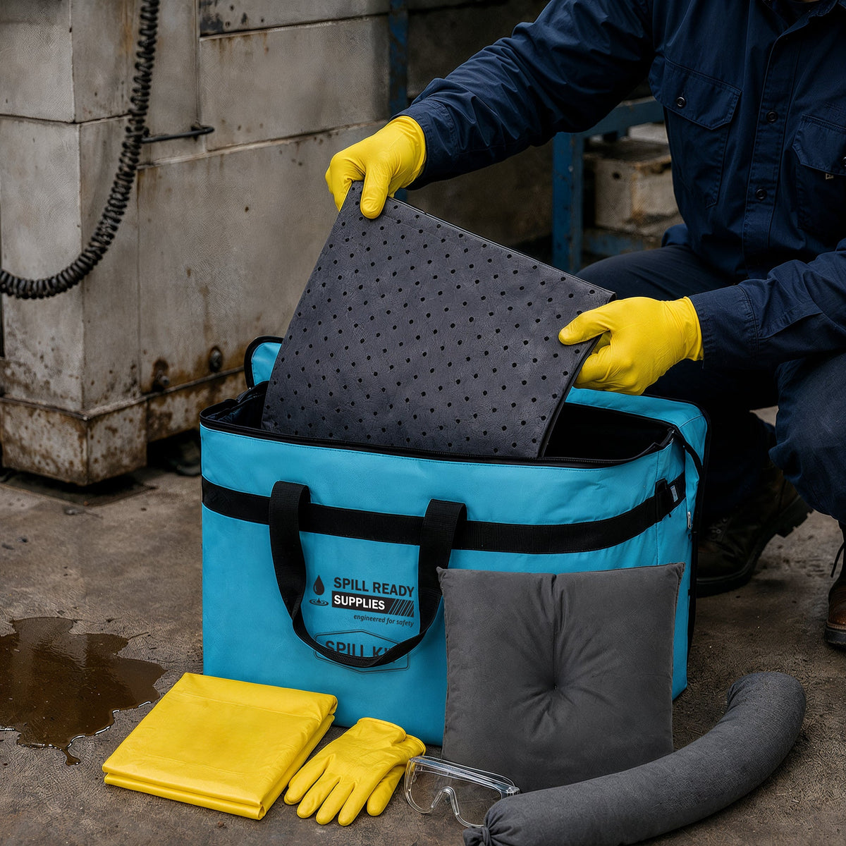 Universal Spill Kit 20 Gallon Portable Bag