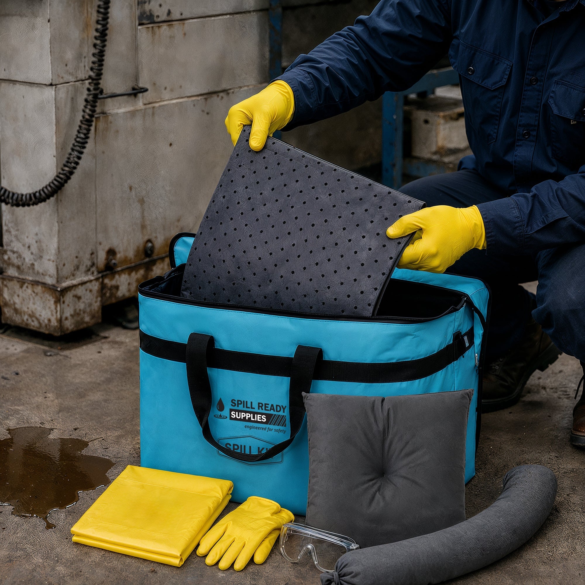 Universal Spill Kit 20 Gallon Portable Bag
