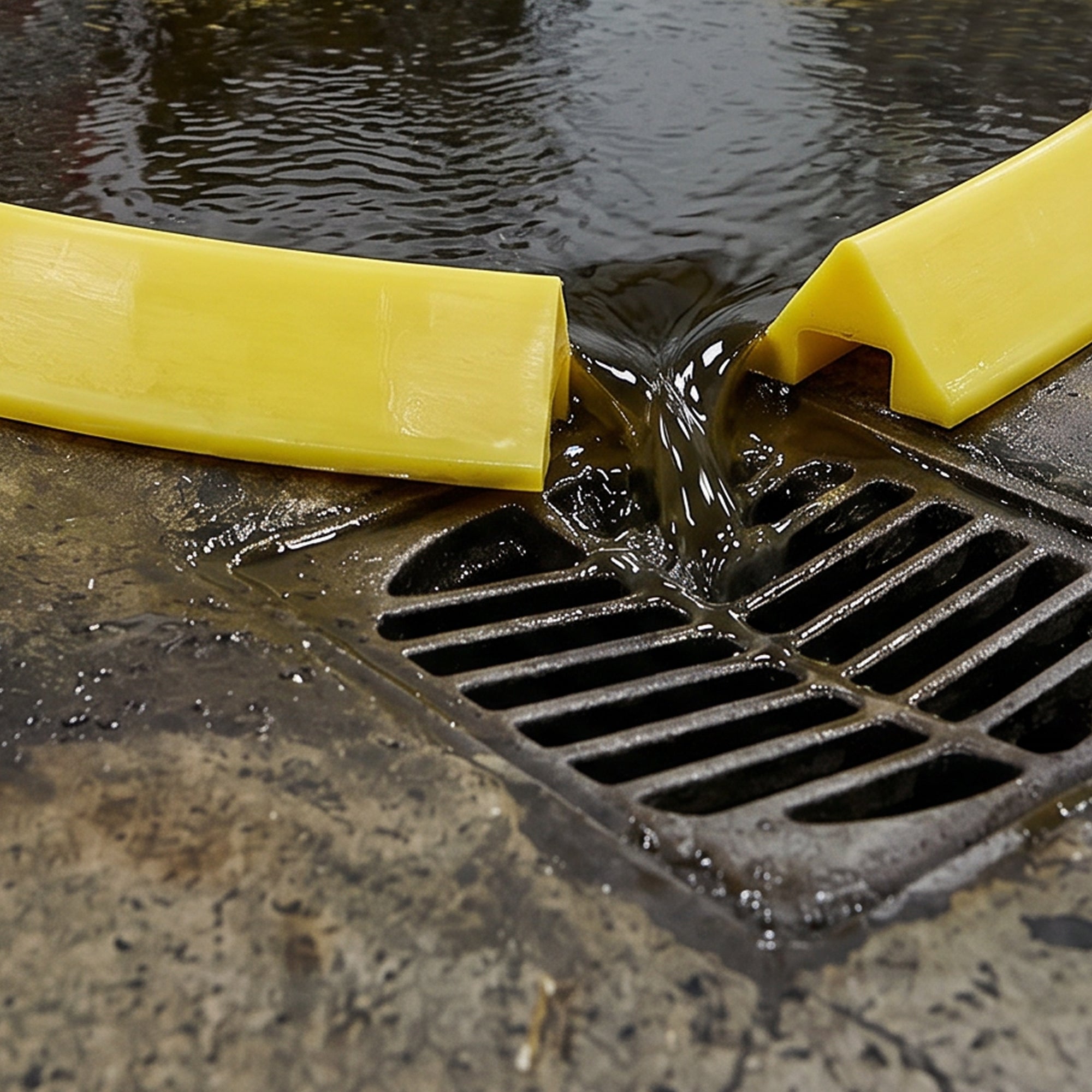 Flexible Spill Dike Bend-N-Seal PVC Yellow