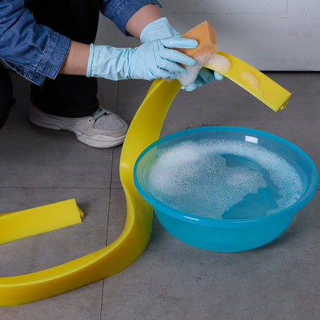 Flexible Spill Dike Bend-N-Seal PVC Yellow