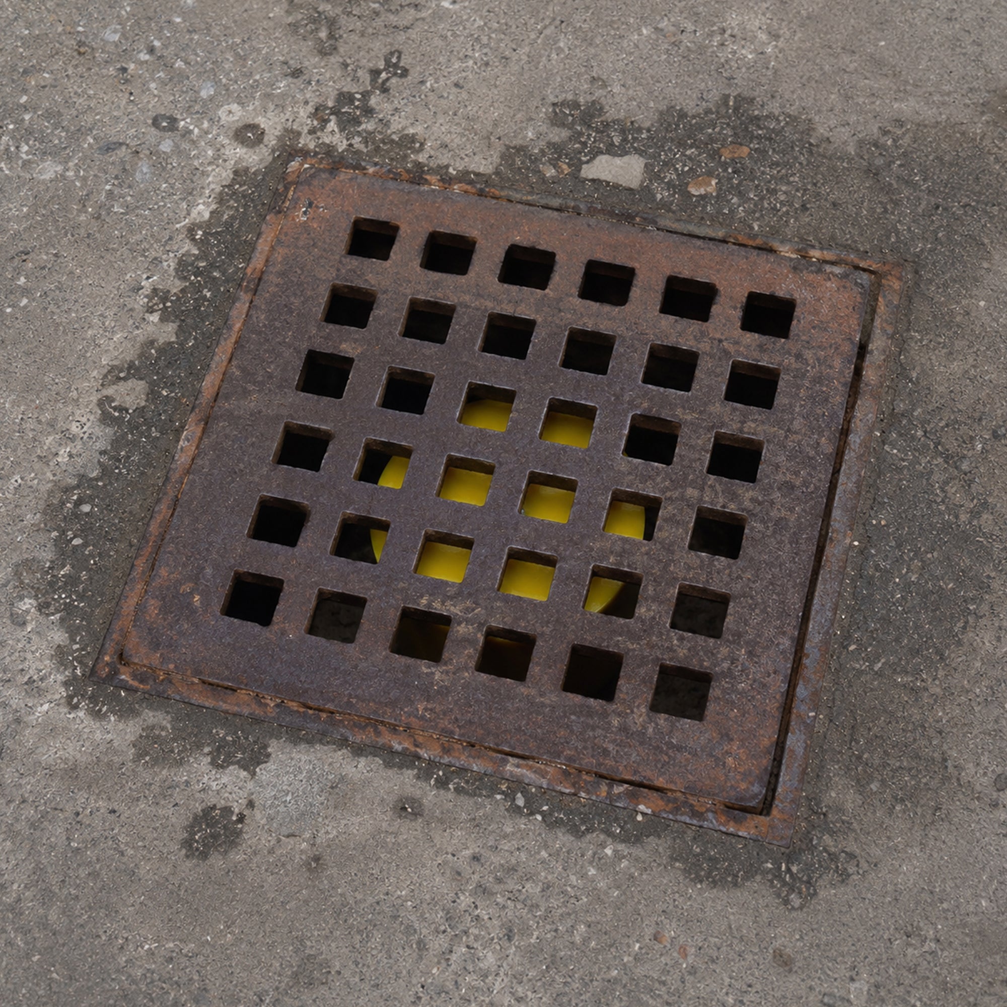 Drain Plug 3in Polyurethane Yellow Tapered