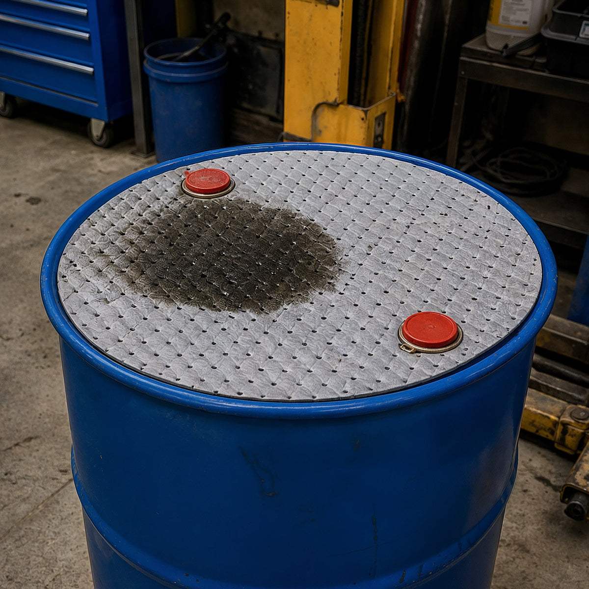 55 Gallon Drum Top Absorbent Pads Heavy Weight