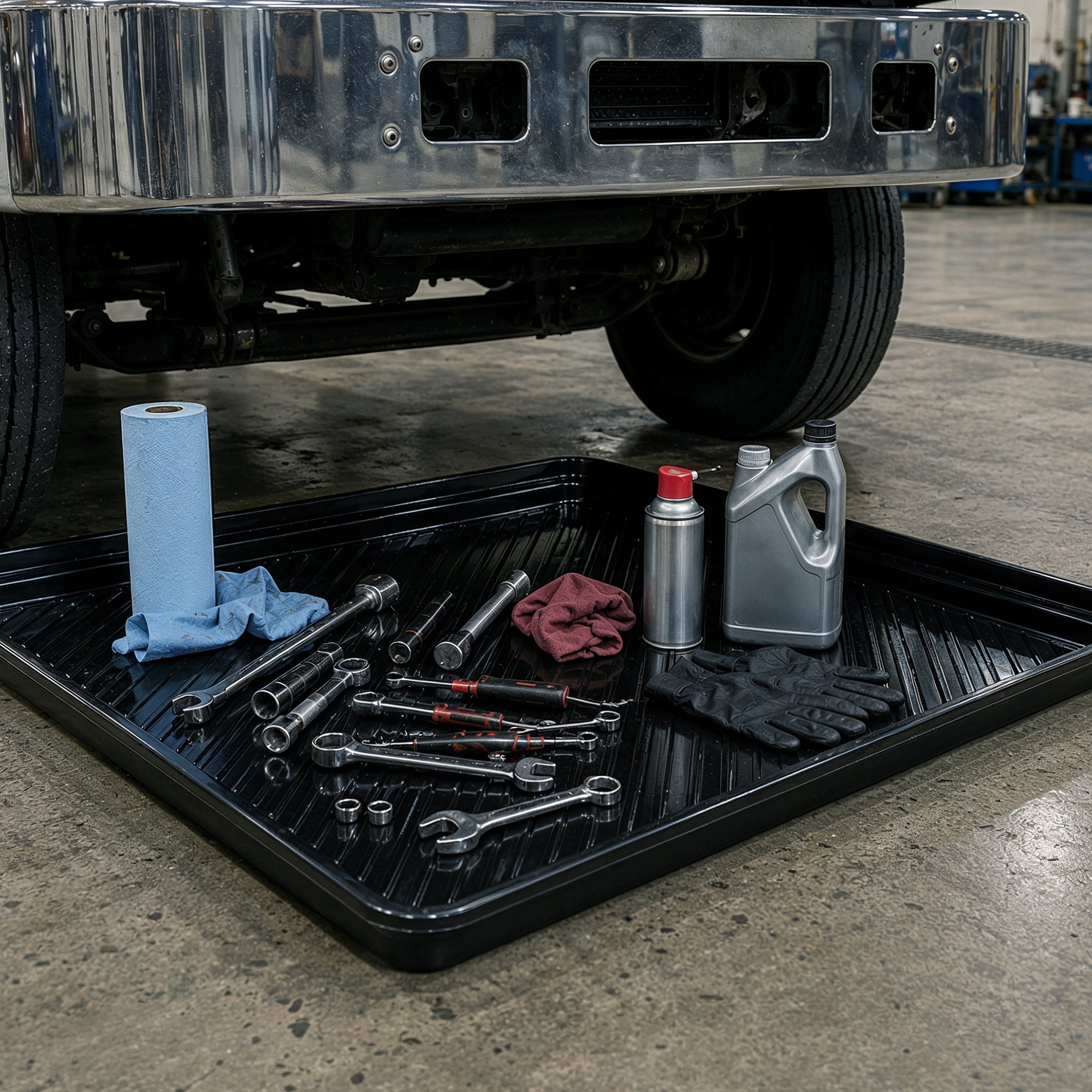 Spill Containment Drip Tray 40 Gal Sump