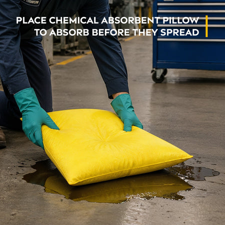 Chemical Spill Kit 30 Gallon Wheeled Bin