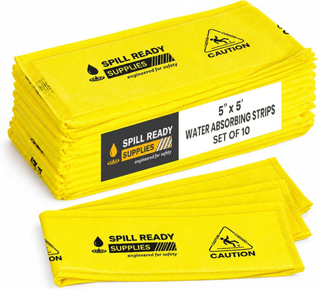Water Absorbent Leak Strips 5 in x 5 ft 10-pack