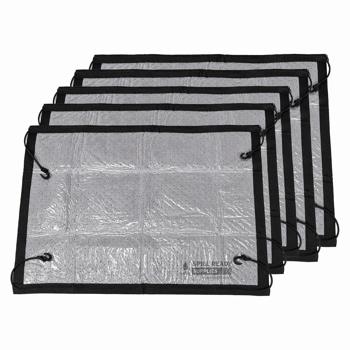 5-pack spill soaker oil absorbent drip pads 36 x 48 in