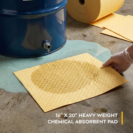 Chemical Spill Kit 25-Piece – hazmat disposal bag and gloves