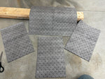 Universal Absorbent Pads 15inx20in 200-Pack | Gray Industrial Sorbent Mats for Oil Coolant Water 2mm