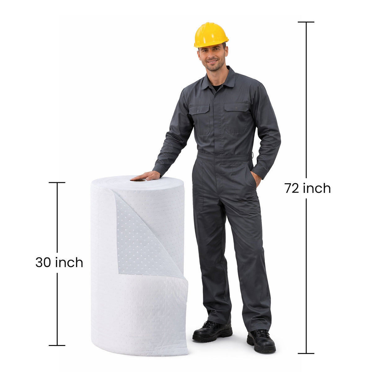 Oil Only Absorbent Mat Roll 30in x 300ft