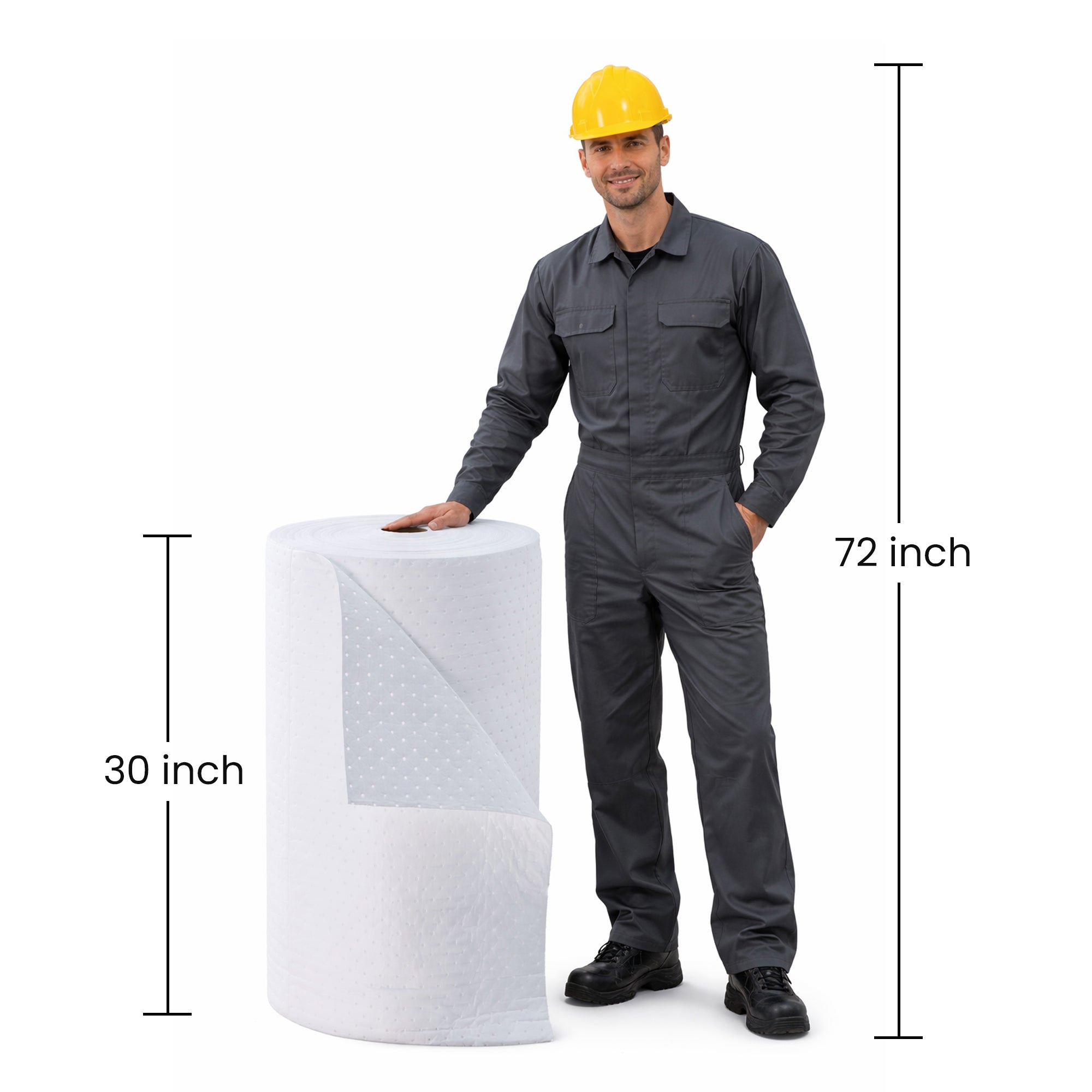Oil Only Absorbent Mat Roll 30in x 300ft