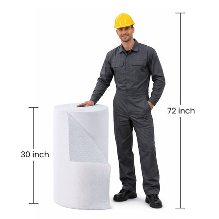 Oil Only Absorbent Mat Roll 30in x 300ft