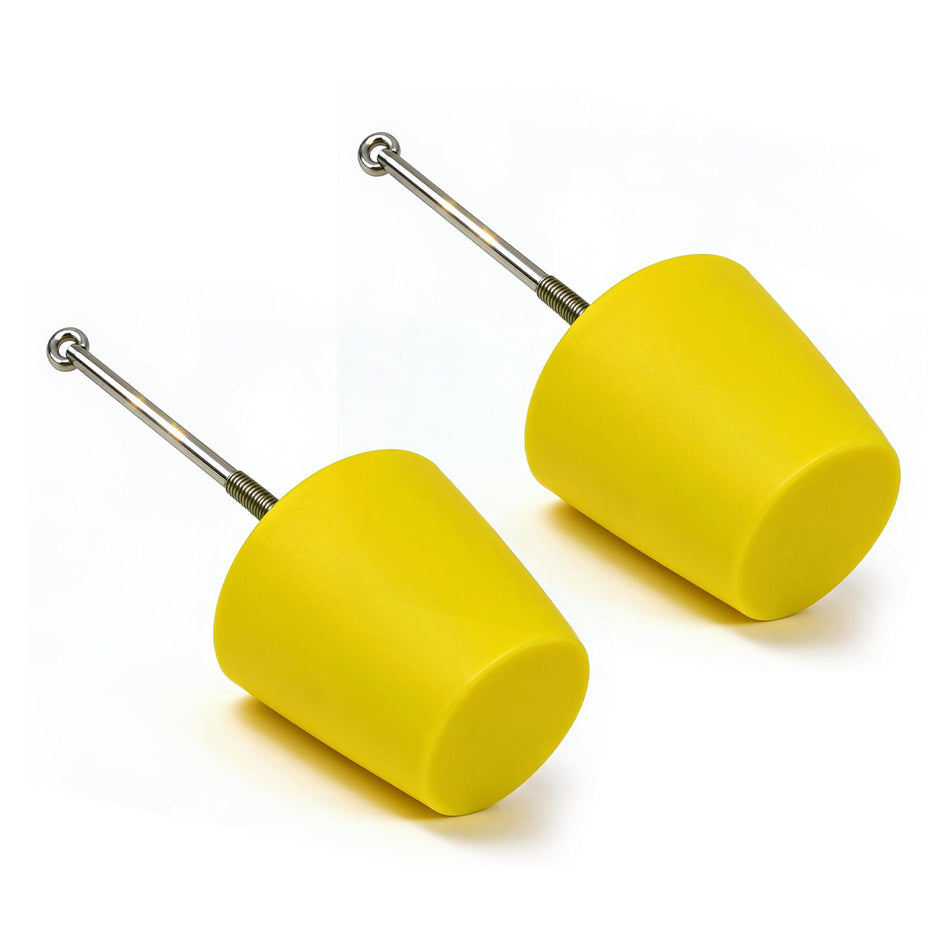 Yellow Polyurethane Drain Plug 6in – Tapered Drain Stopper 2-Pack Combo