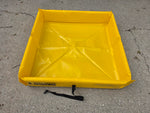 4-Pack Duck Pond Spill Containment Berm Combo - 4' x 4', 22 oz PVC, Yellow