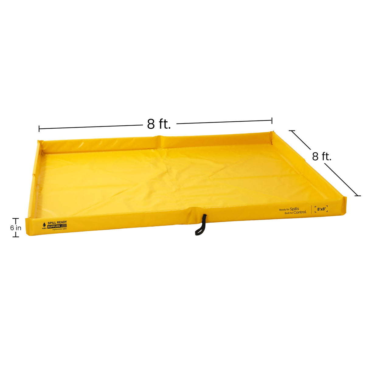Foam Wall Spill Containment Berm 8ft x 8ft